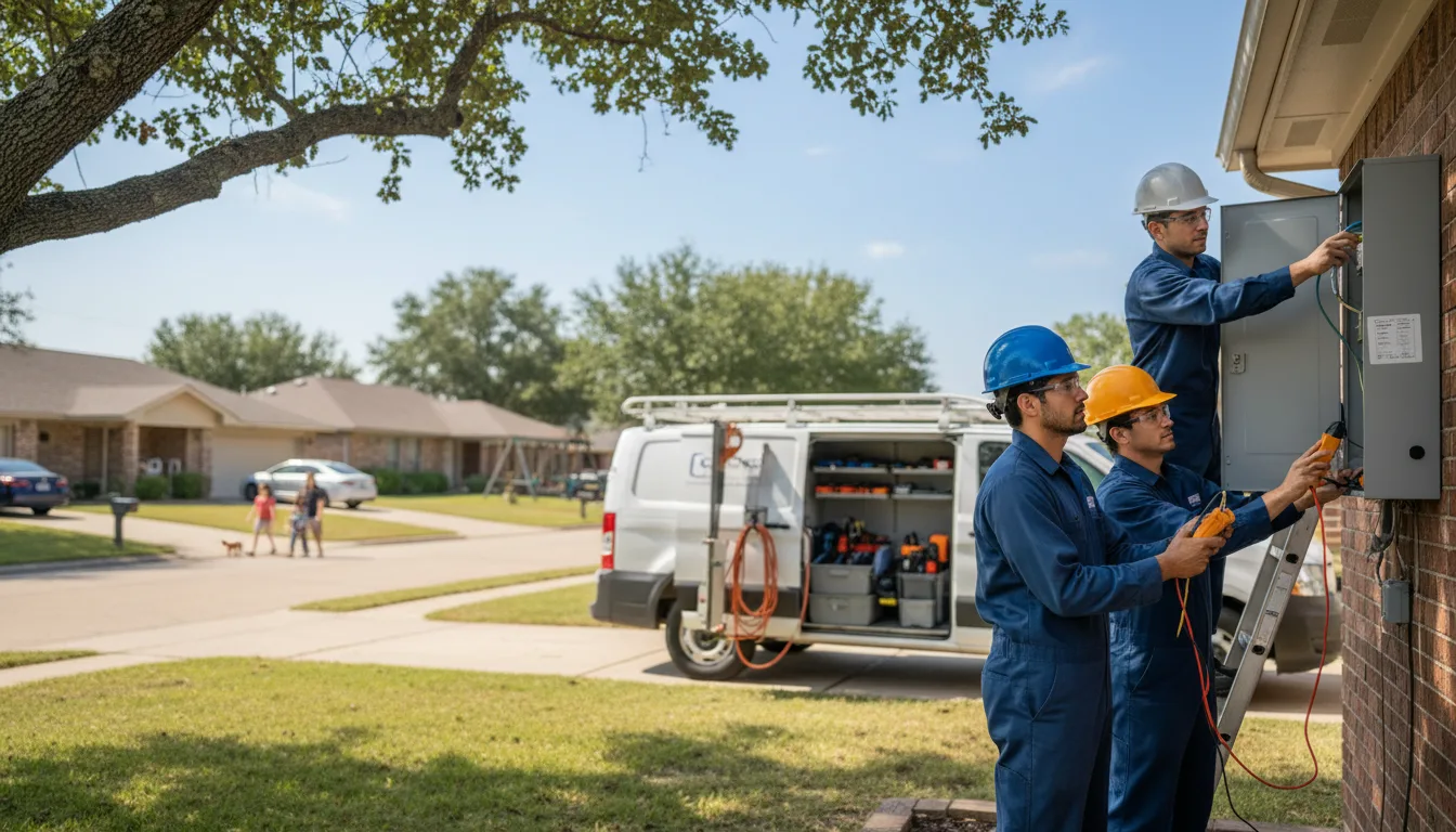Certified electrician providing emergency electrical services in Grasston, MN